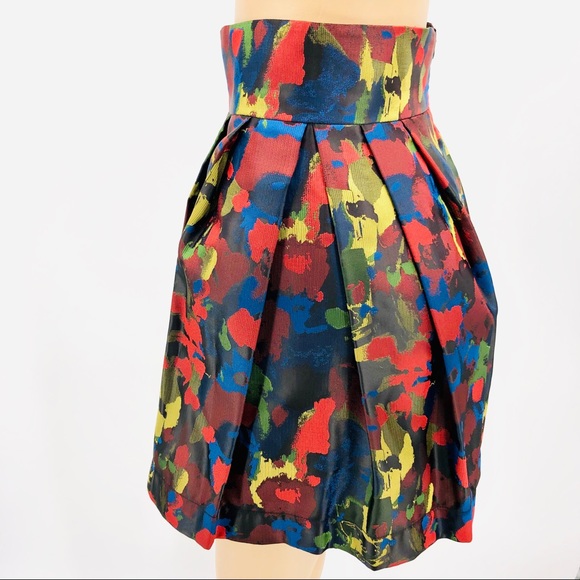 Twenty One Paint Stroke Puff Mini Skirt - Picture 6 of 8